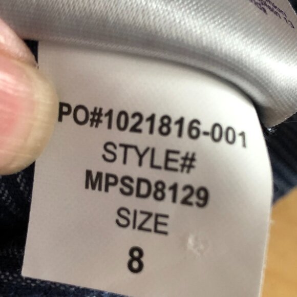 NYDJ Pinstripe Wide Leg Jeans Relaxed Flare Linen Blend Trousers Pants NEW - Picture 8 of 8